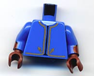 Torso SW Bespin Guard Pattern / Blue Arms Printed / Reddish Brown Hands