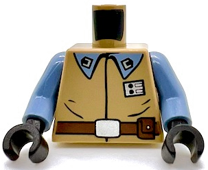 Torso SW Rebel Officer Suit Pattern / Sand Blue Arms / Black Hands