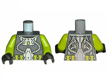 Torso Atlantis Diver Two Hoses Pattern / Lime Arms / Black Hands