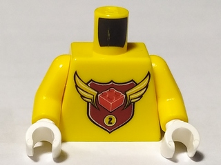 Torso MBA Level 2 Logo Pattern / Yellow Arms / White Hands