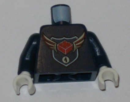 Torso MBA Level 4 Logo Pattern / Dark Blue Arms / White Hands