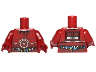 Torso SW TC-4 Pattern / Dark Red Arms / Dark Red Hands