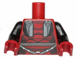 Torso SW Darth Revan Armor Pattern / Black Arms / Dark Red Hands