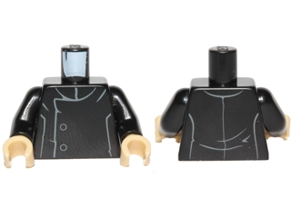 Torso SW Jacket with Silver Side Buttons Pattern (Bith Musician) / Black Arms / Tan Hands