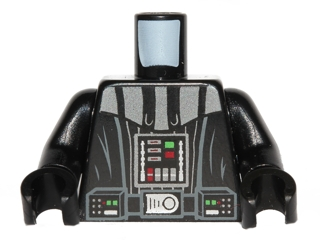 Torso SW Darth Vader Imperial Star Destroyer Pattern / Black Arms / Black Hands