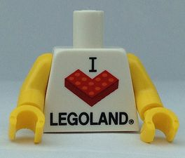 Torso I Brick LEGOLAND Pattern / Yellow Arms / Yellow Hands