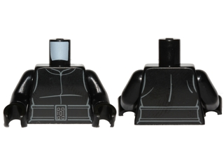 Torso SW Kylo Ren Robe Pattern / Black Arms / Black Hands