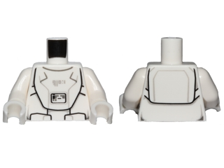 Torso SW First Order Snowtrooper Armor Pattern / White Arms / White Hands