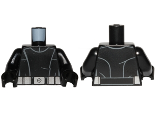 Torso SW Imperial Death Star Trooper Pattern / Black Arms / Black Hands