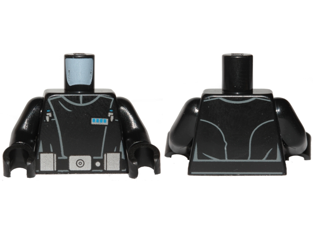 Torso SW Imperial Officer 12 Pattern / Black Arms / Black Hands