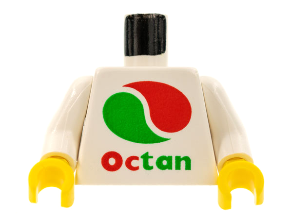 Torso with Octan Logo Pattern (Reissue) / White Arms / Yellow Hands