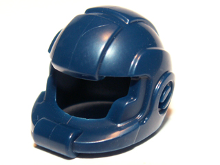 Minifigure, Headgear Helmet Space with Open Visor Large