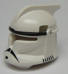 Minifigure, Headgear Helmet SW Clone Trooper Ep.2 Pattern